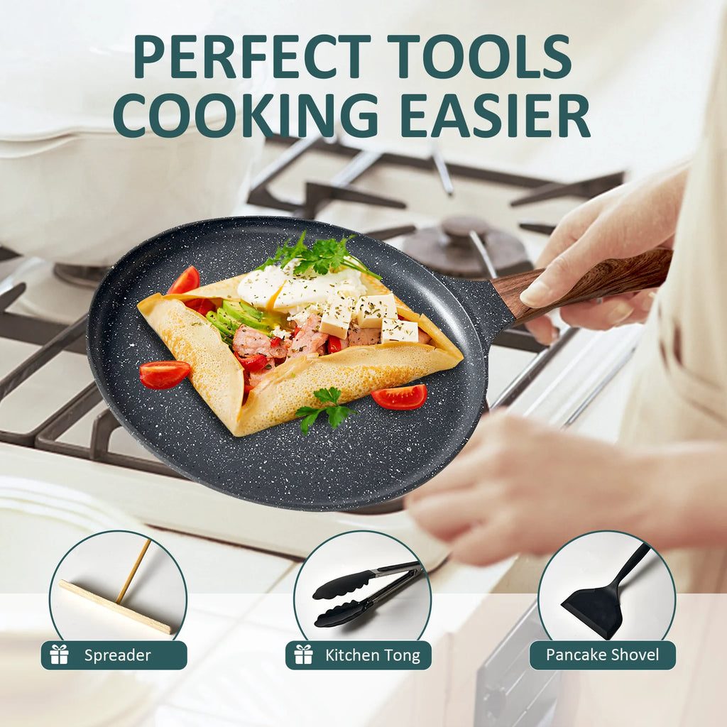 11 inch Nonstick Cast Aluminum Crepe Pan U495