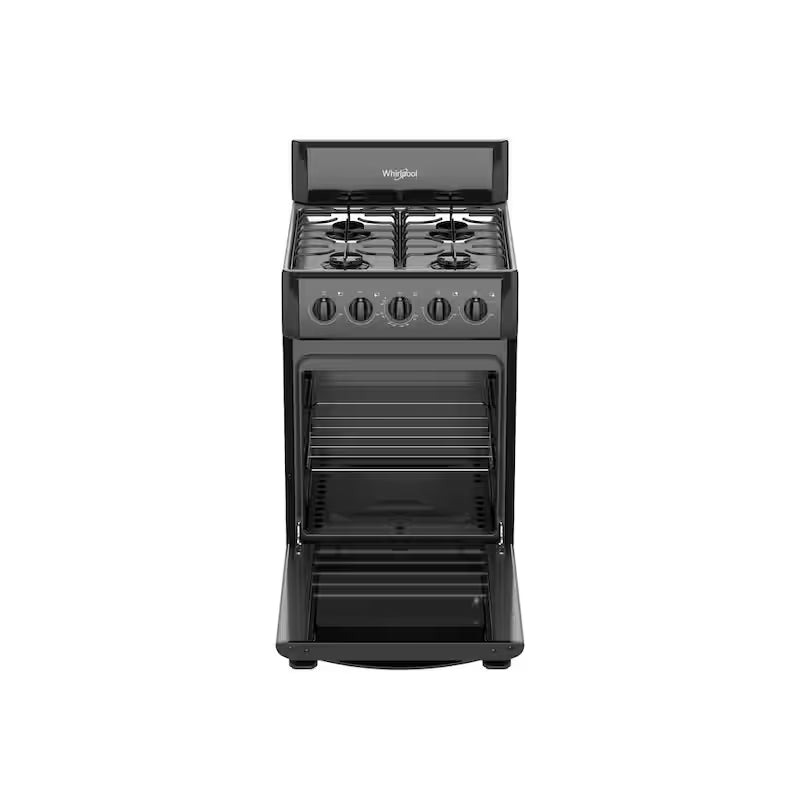 4-Burners Freestanding Gas Range in Black Z3114