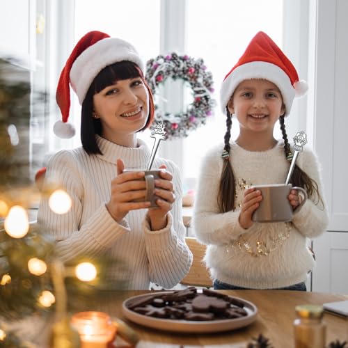24 Pcs Stainless Steel Christmas Stirring Spoons A22627