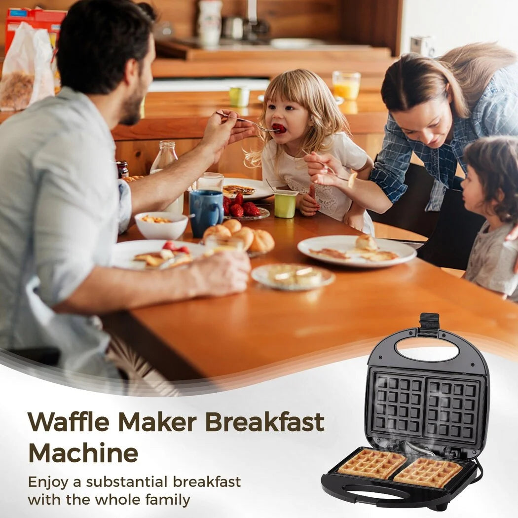 Nonstick Waffle Maker with Indicator Lights L86181