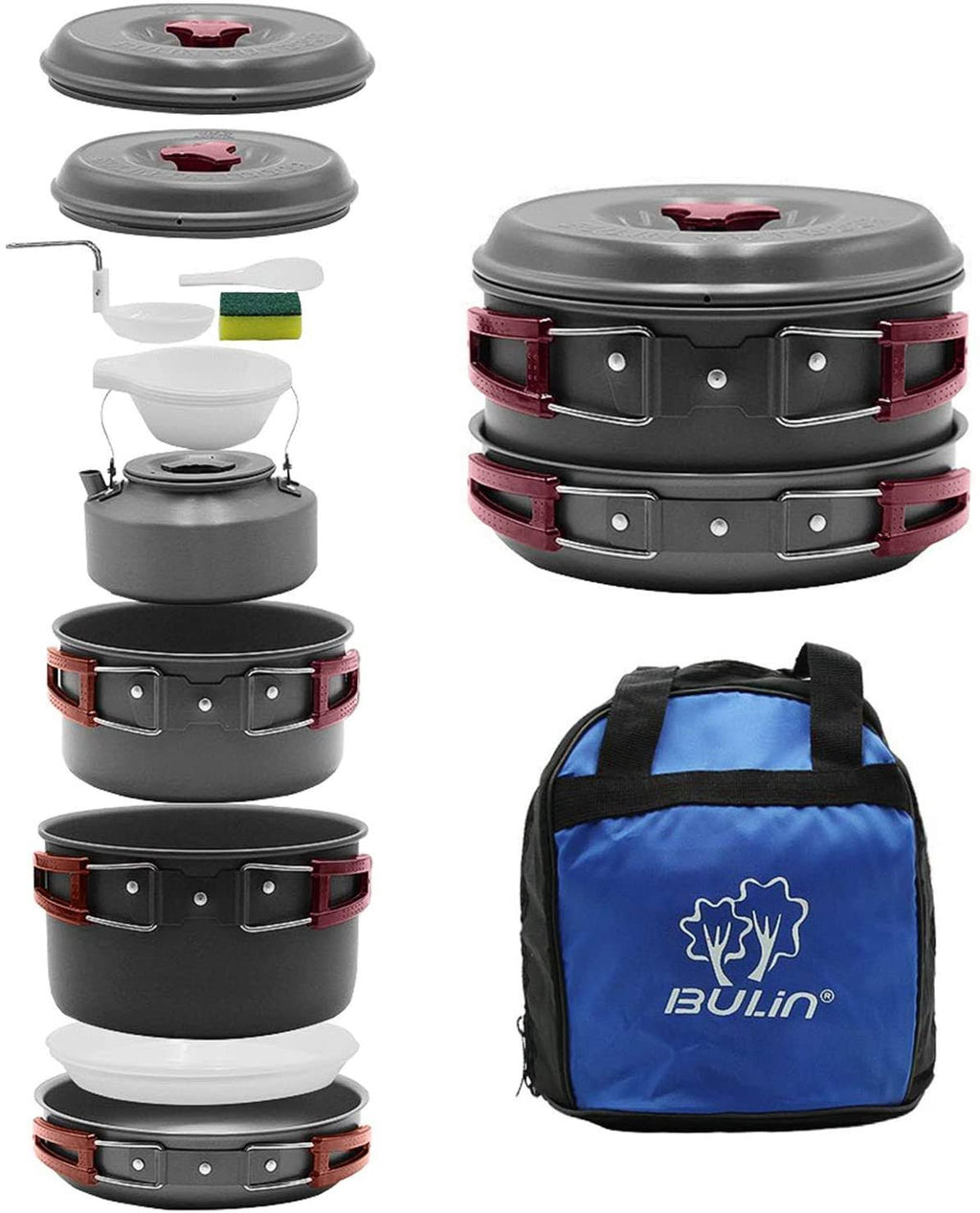 13 Piece Camping Cookware Mess Kit Y298474