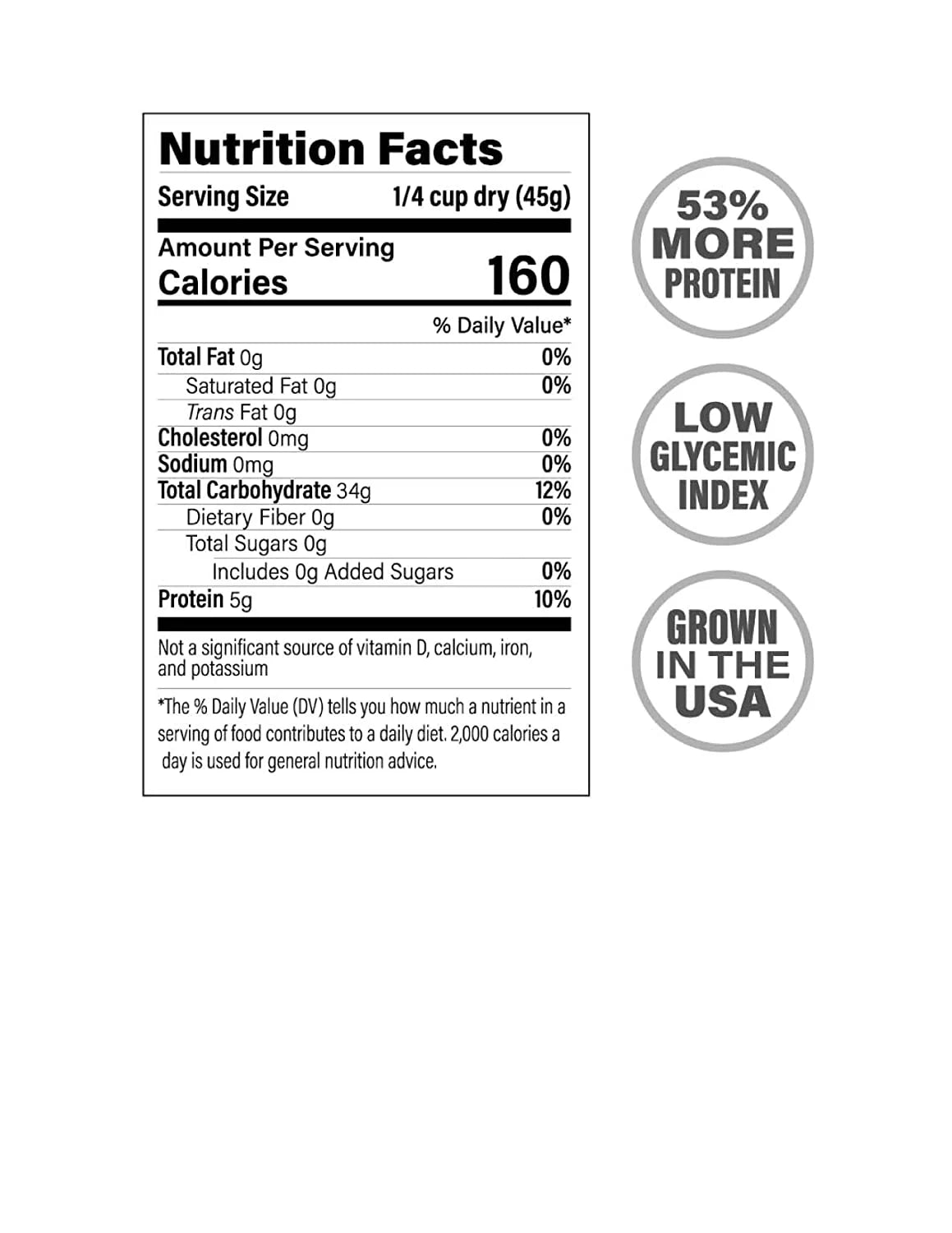 High-Protein Long-Grain White Rice 5lb Bag Q14580