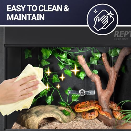 34 Gallon PVC Reptile Terrarium with Glass Sliding Door T49703