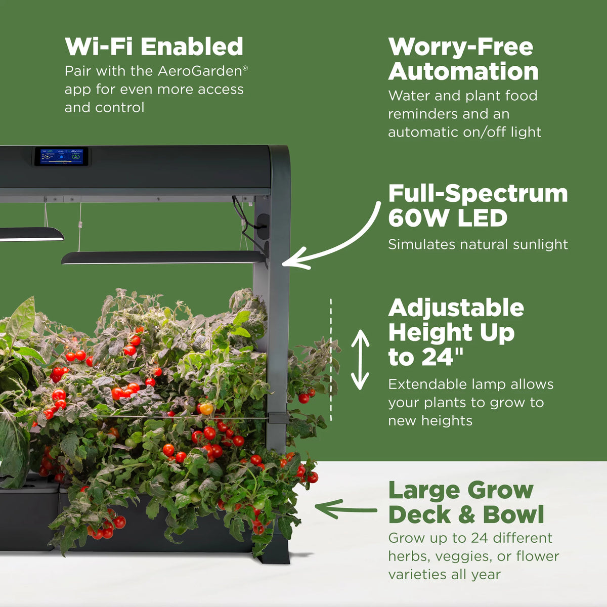Black Farm 24Plus with Salad Bar Seed Pod Kit O553