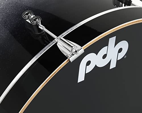7-Piece Maple Shell Pack with Chrome Hardware Silver to Black Fade M69747