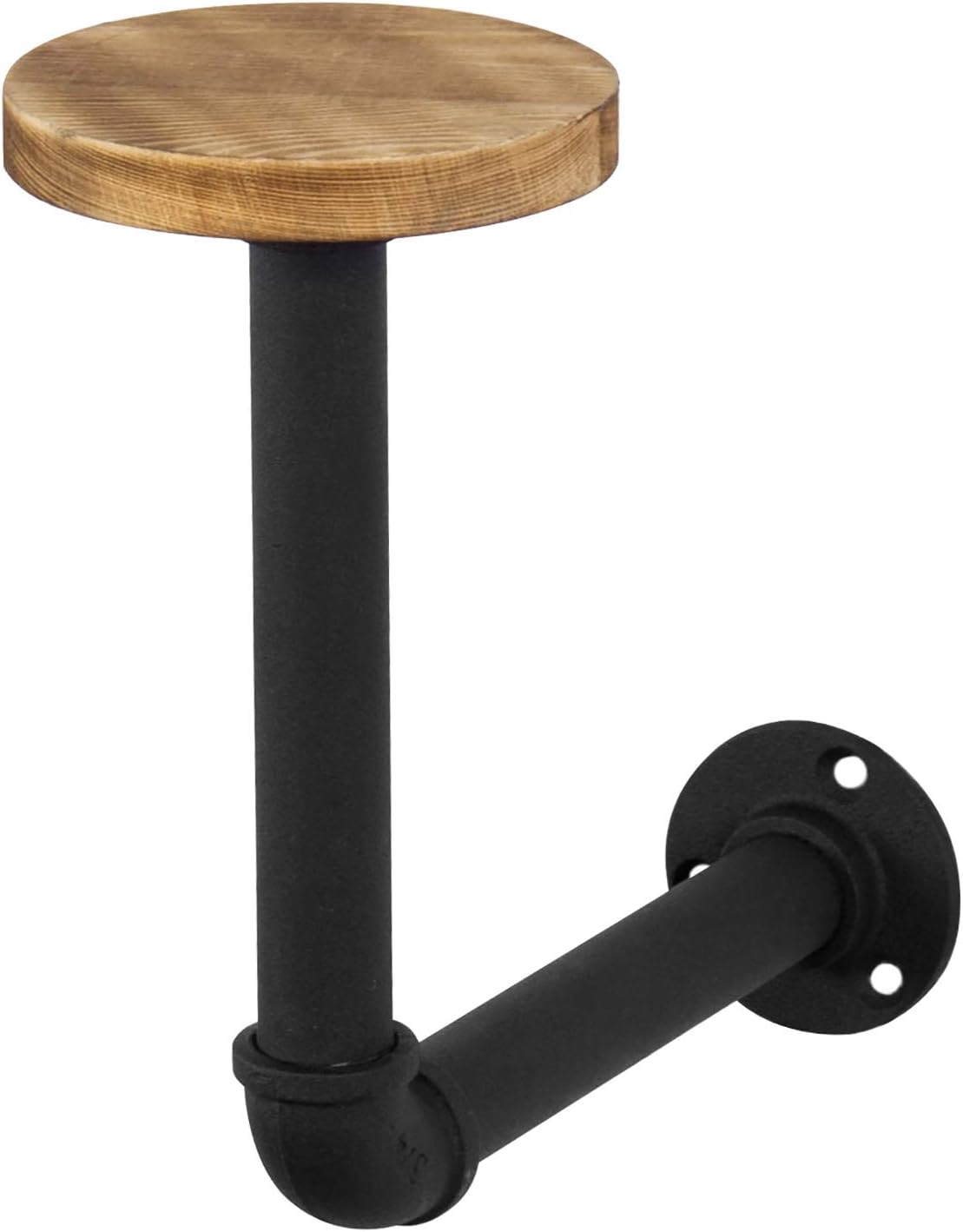Rustic Brown Wood Hat Rack for Wall D9013