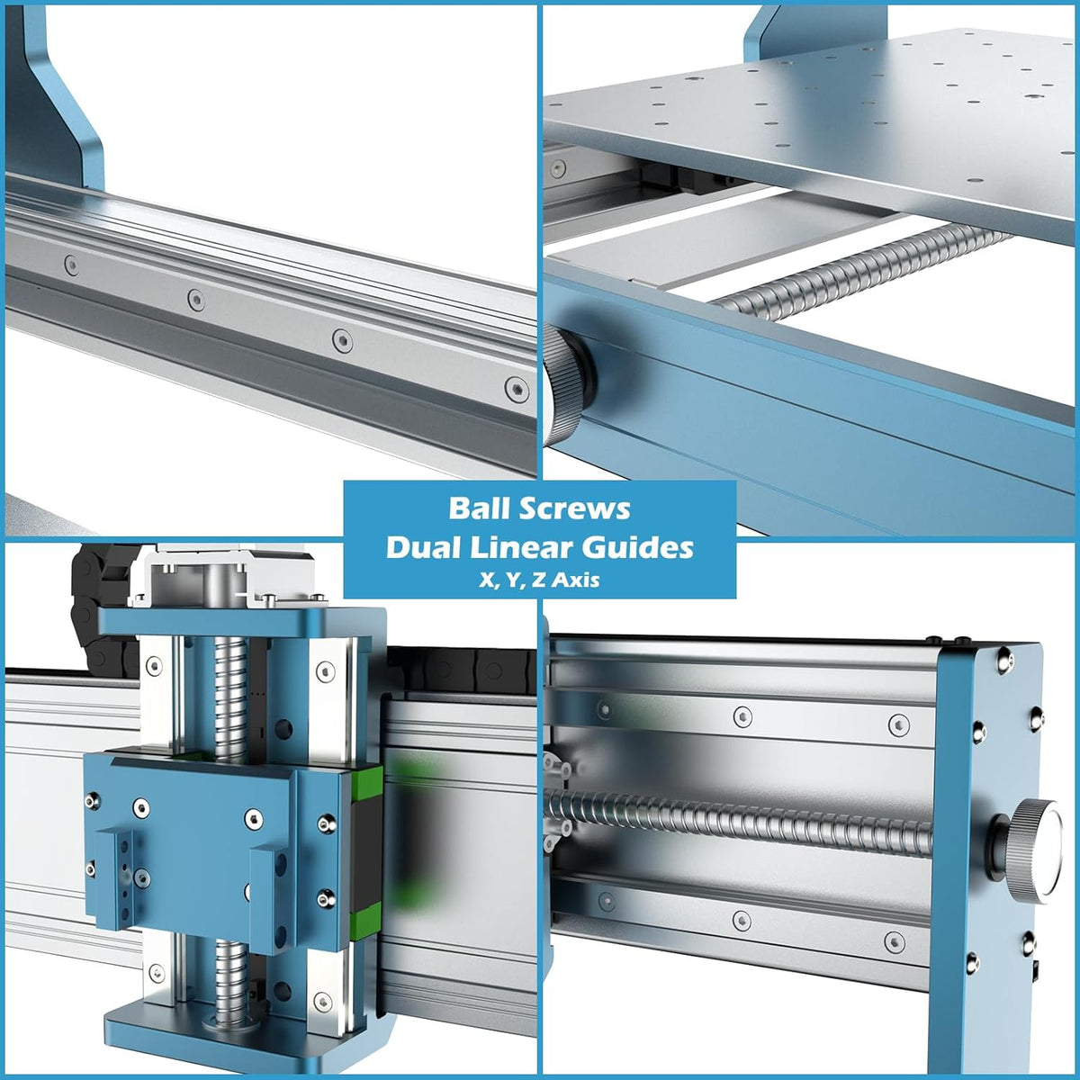 CNC Router Machine with Dust Shoe for 52mm Diameter Motor V846