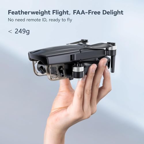 F11MINI Drone with Camera 4K, Under 249g, 60 Mins Flight with 2 batteries, 5GHz Transmission, GPS Auto Return, Brushless Motor, Foldable and Lightweight, FPV Quadcopter W17788
