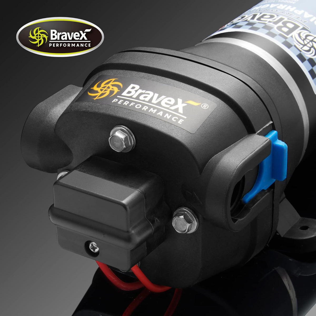 12V 5.2 GPM 40PSI Self Priming Water Diaphragm Pump with Pressure Switch V743172