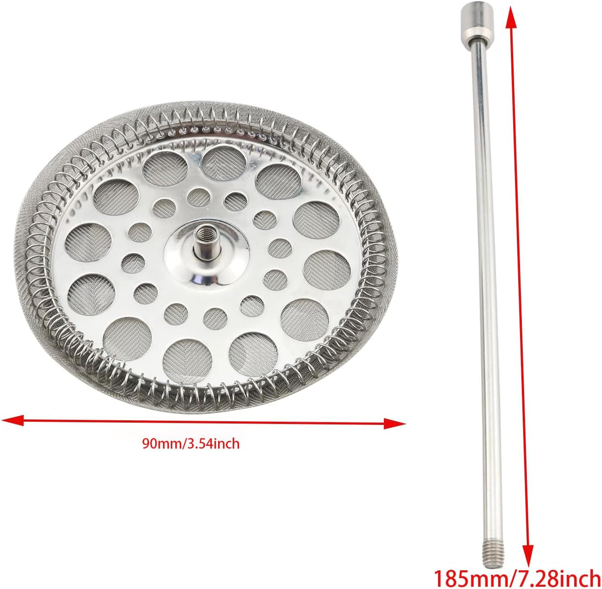 Stainless Steel 34oz French Press Replacement Parts Y215
