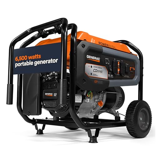 8,000-Watt Gas-Powered Portable Generator with Electric Start V9166