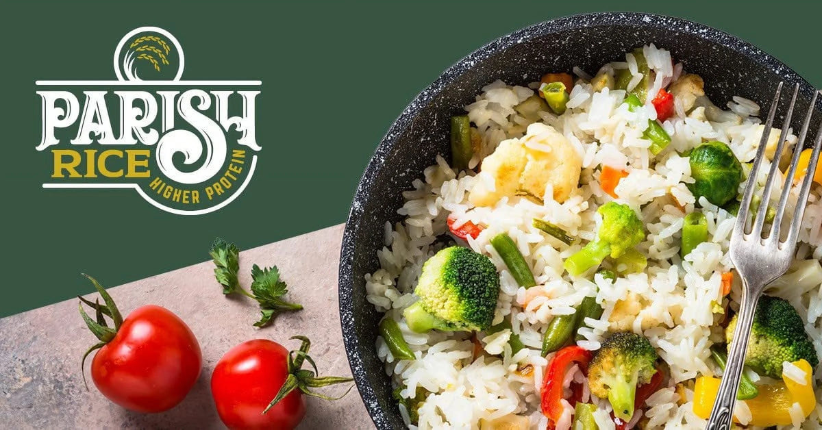 High-Protein Long-Grain White Rice 5lb Bag Q14580