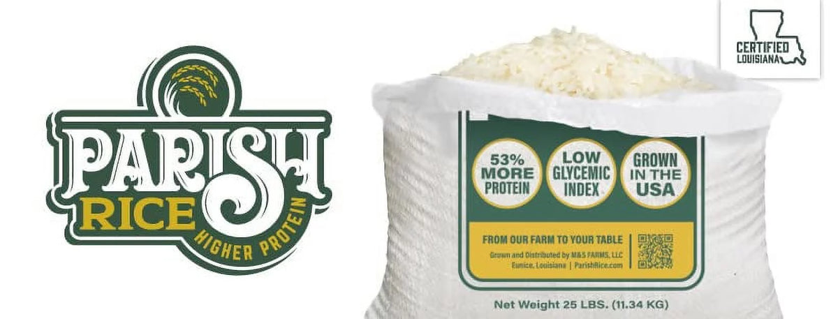 High-Protein Long-Grain White Rice 5lb Bag Q14580