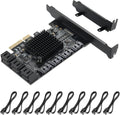 4X PCIE SATA Card 16 Ports with 16 SATA Cables Q862