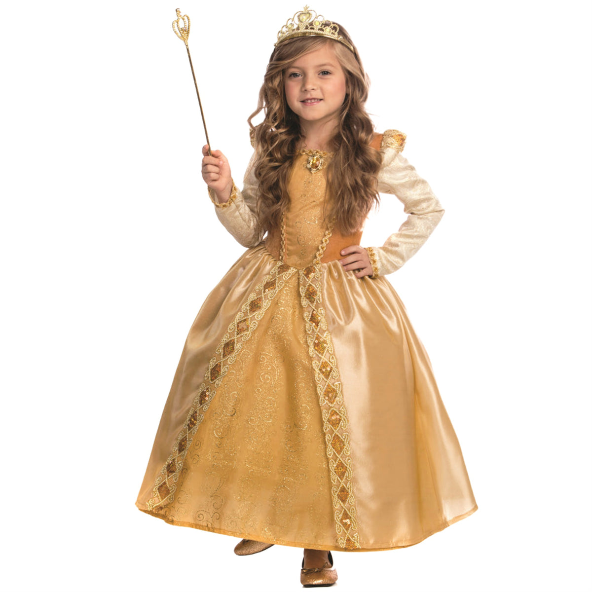 Gold Ball Gown Princess Costume E4174