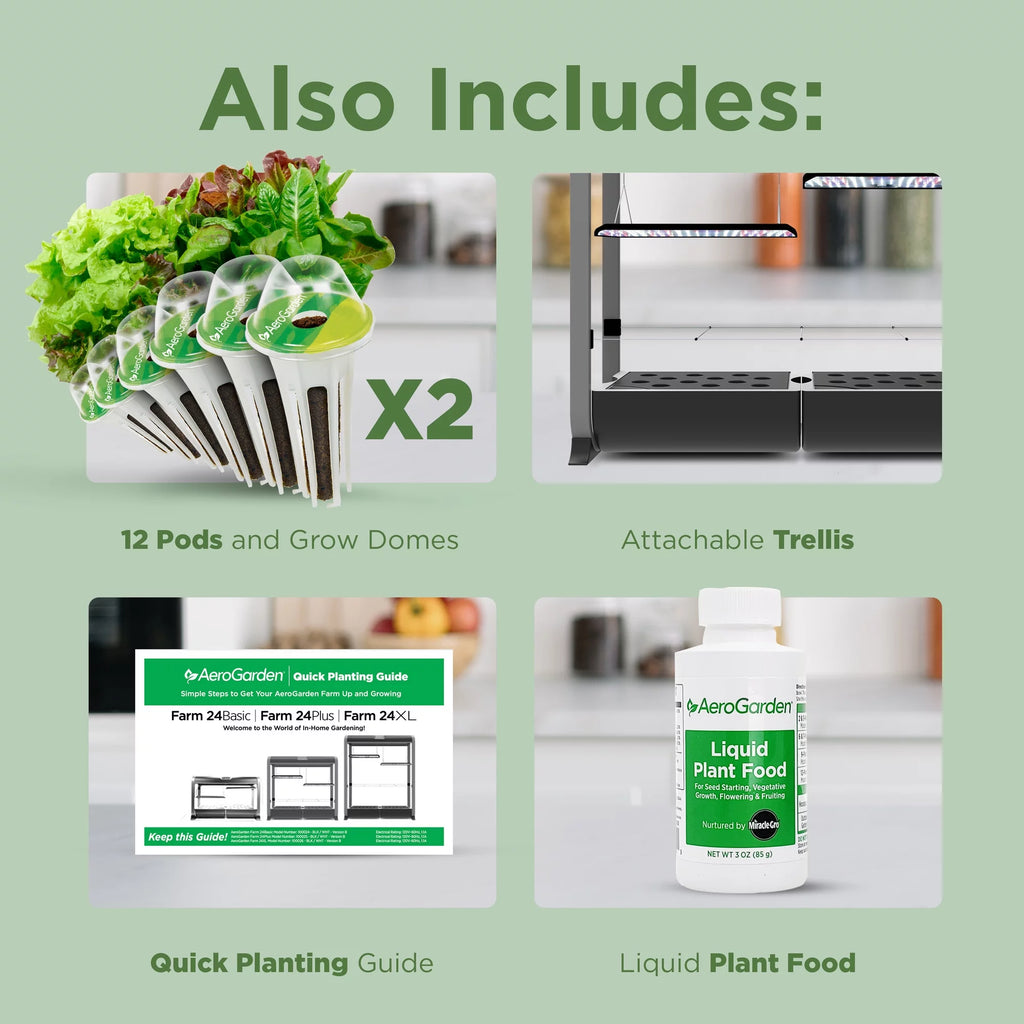 Black Farm 24Plus with Salad Bar Seed Pod Kit O553
