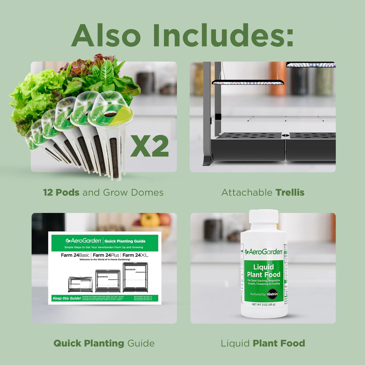 Black Farm 24Plus with Salad Bar Seed Pod Kit O553