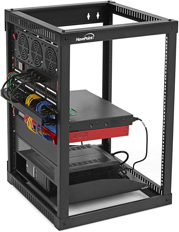 12U Side Load Wall Mount Network Rack O560