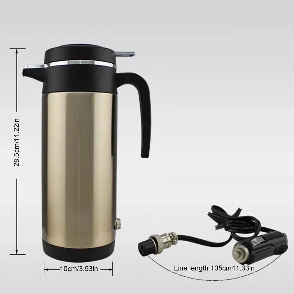 12V/24V Stainless Steel Water Heater Bottle Q8066
