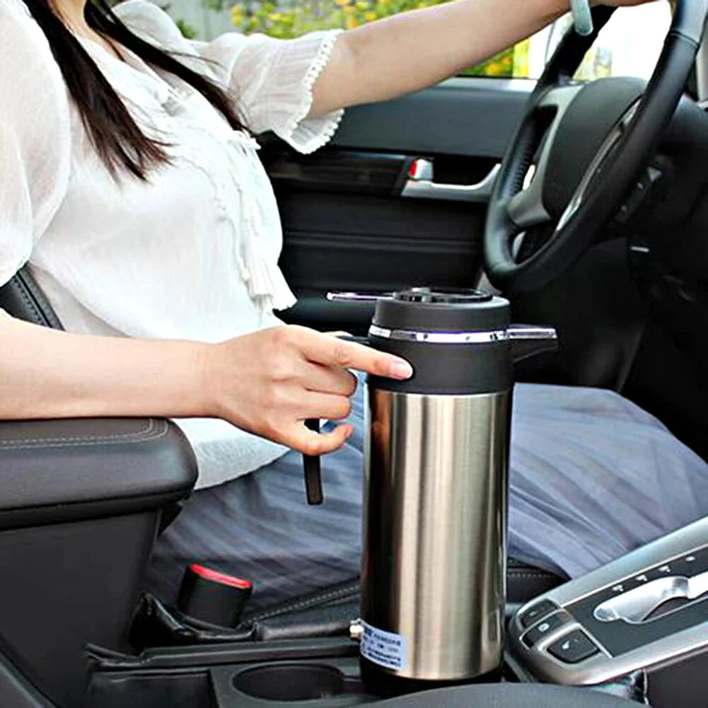 12V/24V Stainless Steel Water Heater Bottle Q8066