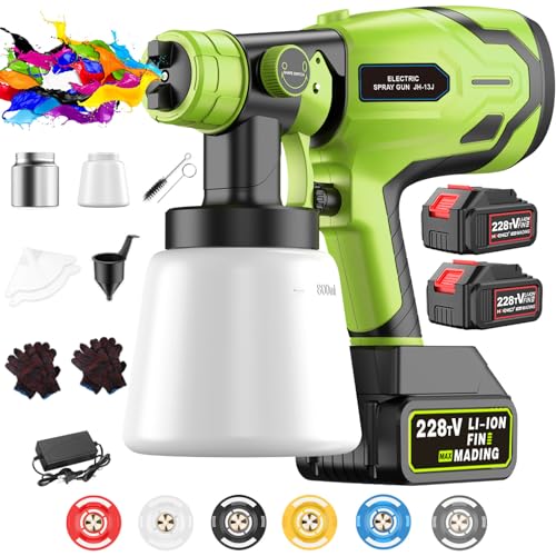 Cordless Brushless Paint Sprayer for 21V Max Battery (2 Battery Included) Z80749