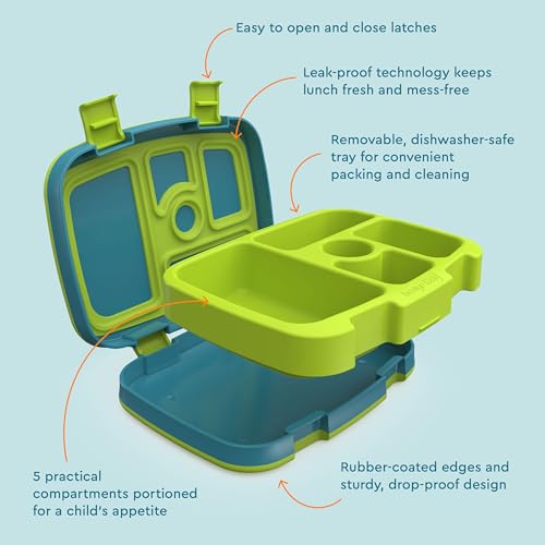 BPA-Free Leak-Proof 5-Compartment Kids Lunch Box F601397