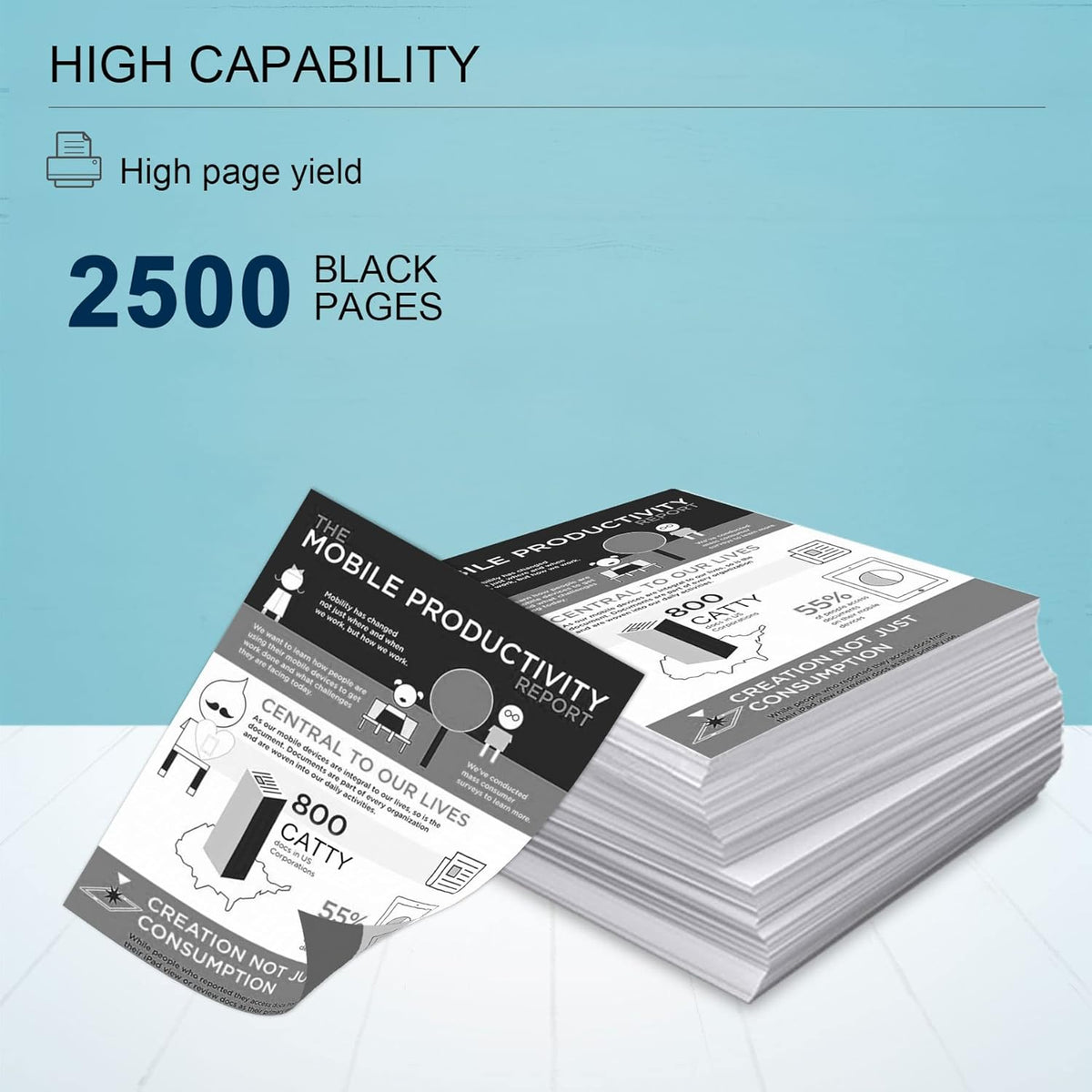 1 Pack Black Toner Cartridge for M1522n M1523nf M1120 MFP P1505 P1505n Printer S143