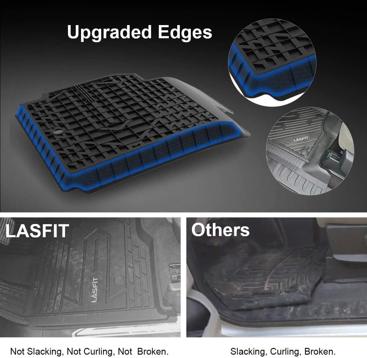 Custom Fit Floor Mats for Chevrolet Silverado and GMC Sierra Crew Cab W387469