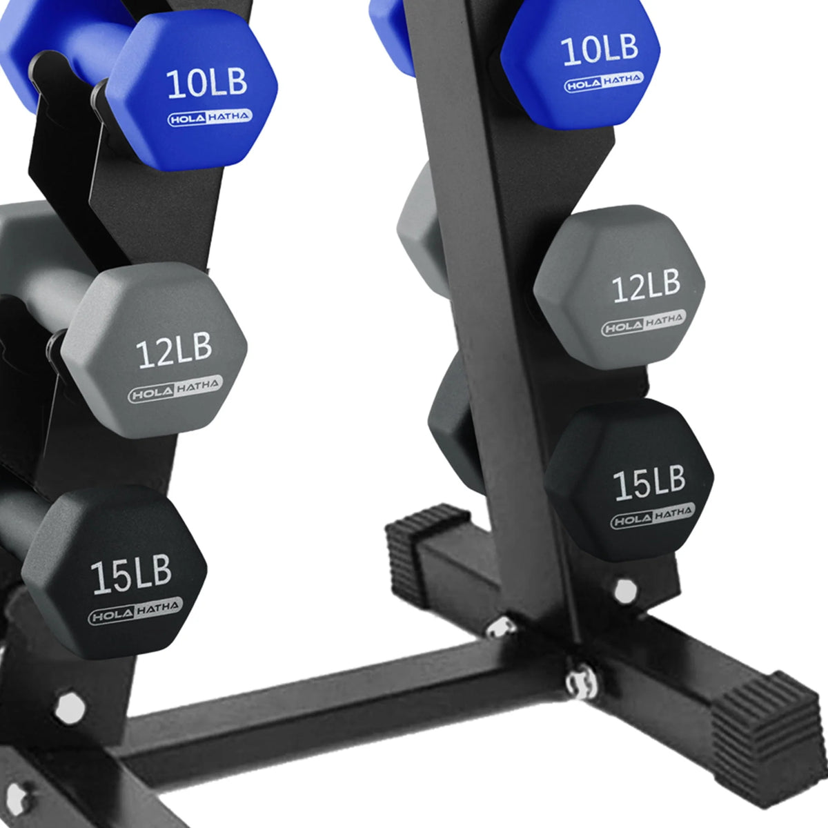 Neoprene Dumbbell Weight Set with Rack Z960534