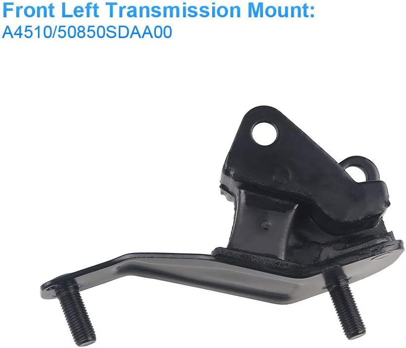 6Pcs Engine Motor Mount Transmission Mount for Honda Accord 2.4L 2003-2007 H506134