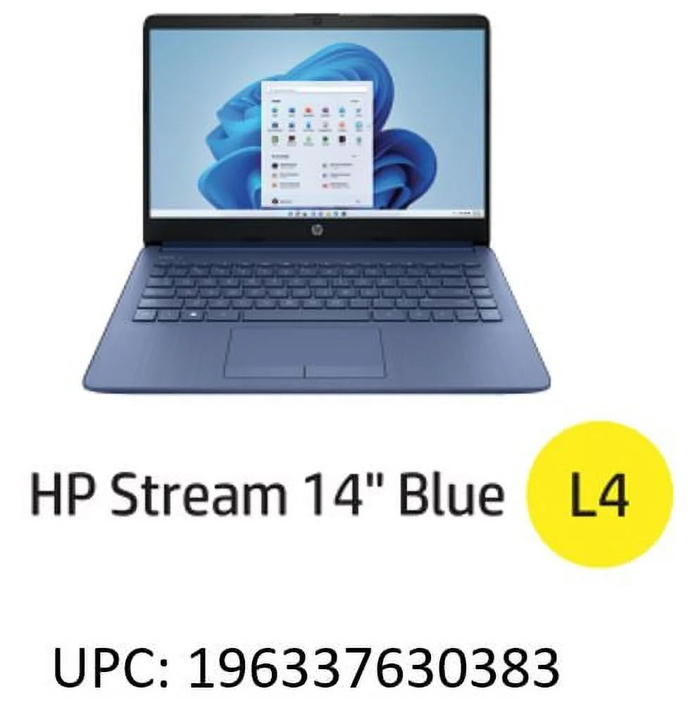 14" Laptop, Intel Celeron N4120, 4GB RAM, 64GB eMMC, Blue O729284