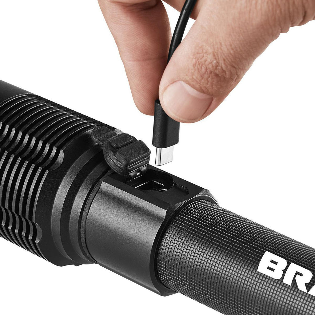 7000 Lumen Rechargeable Waterproof LED Flashlight D14984