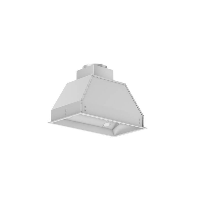 28 in. 700 CFM Ducted Range Hood Insert with Remote Blower in Stainless Steel R62945