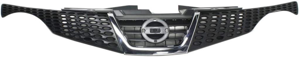 Painted Black Grille Assembly with Chrome Molding Plastic S23991