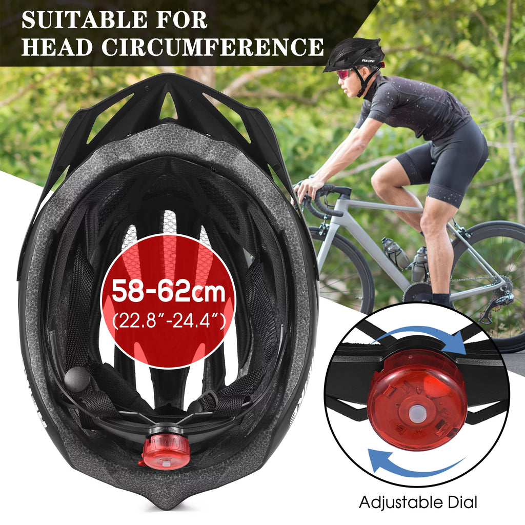 Lightweight Bicycle Helmet with LED Light V13963