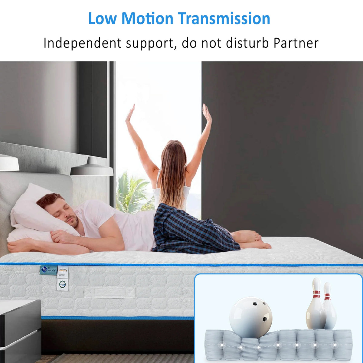 10 Inch Twin Memory Foam Mattress W430451