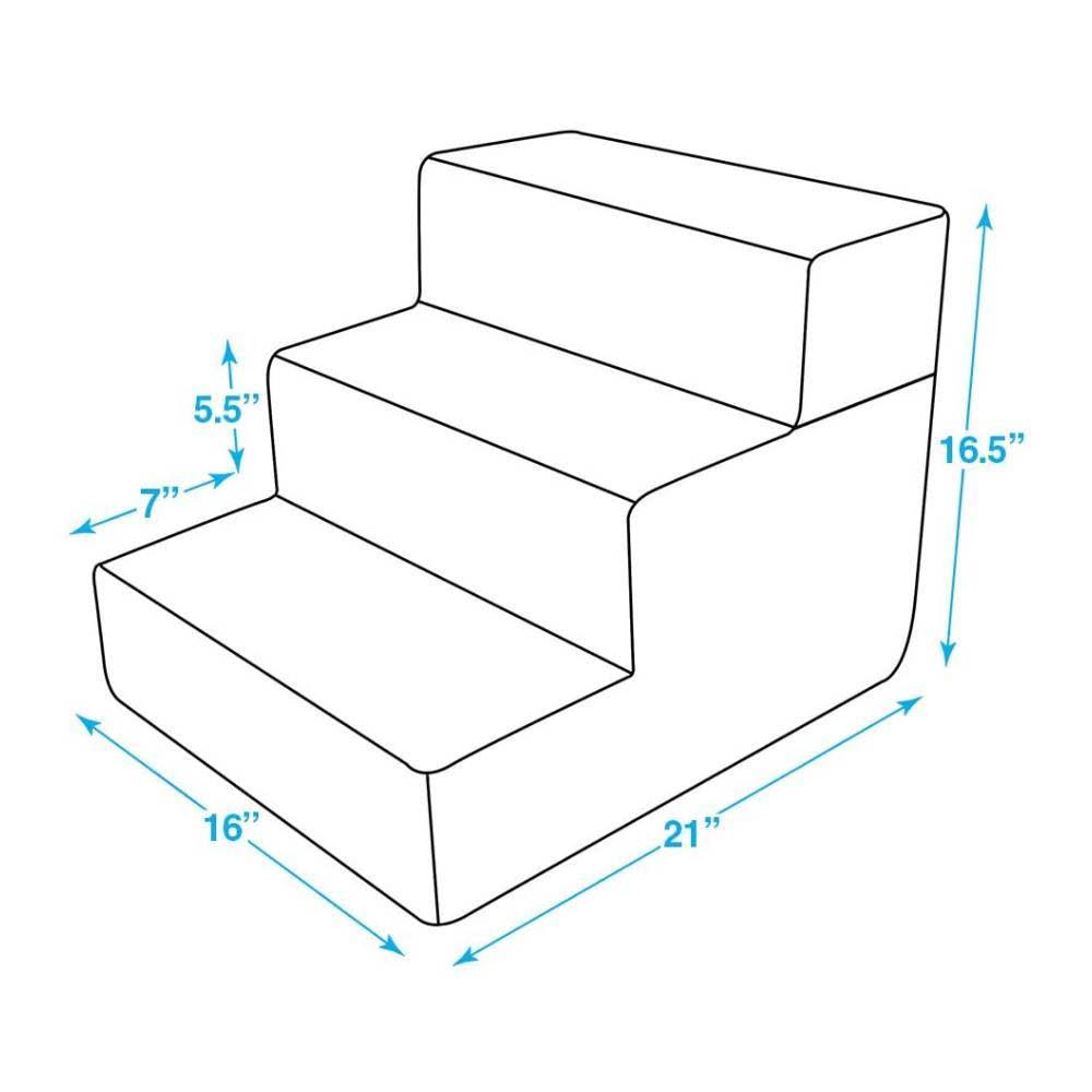 Foldable Pet Steps with Certified Foam Y527