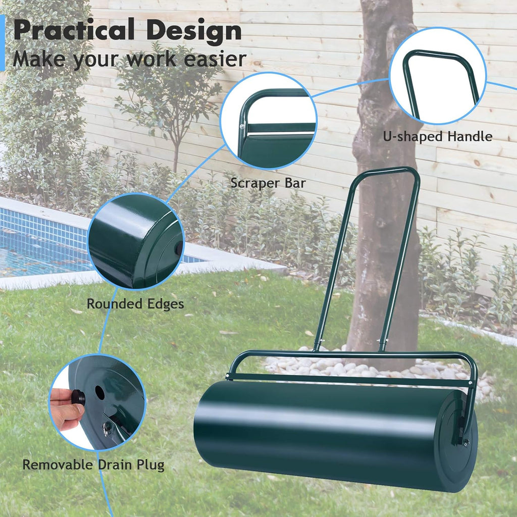 24"x13" Steel Lawn Roller I874013