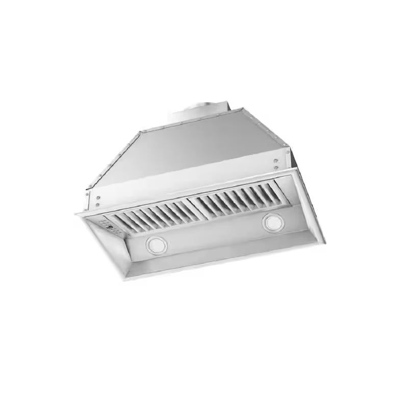 28 in. 700 CFM Ducted Range Hood Insert with Remote Blower in Stainless Steel R62945