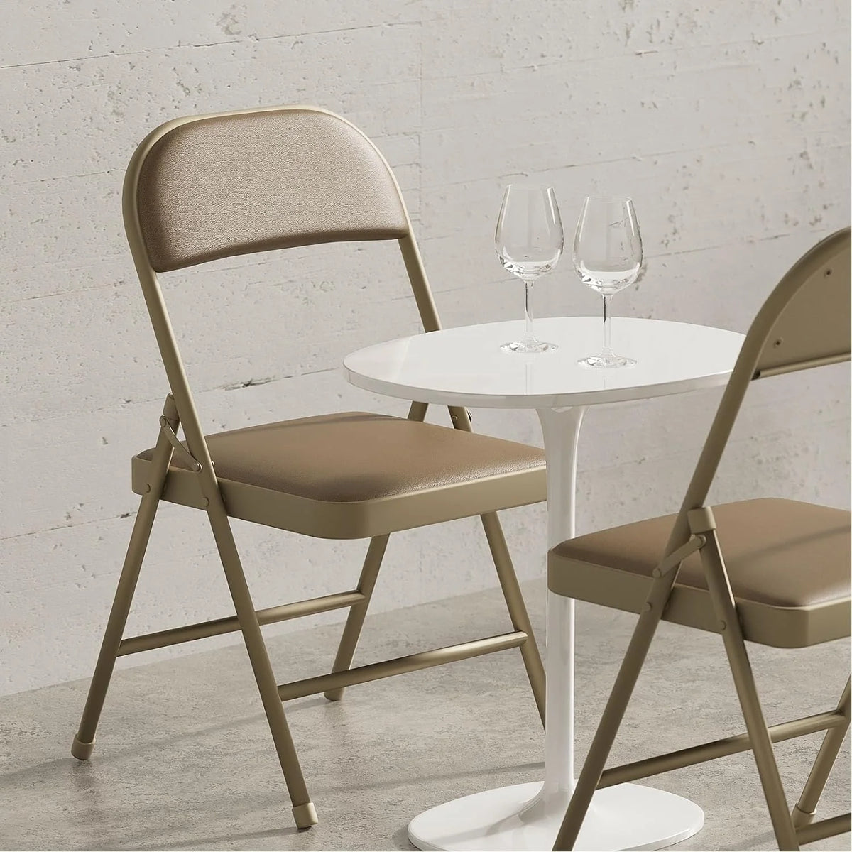 4 Pack Black Padded Folding Chairs N99650