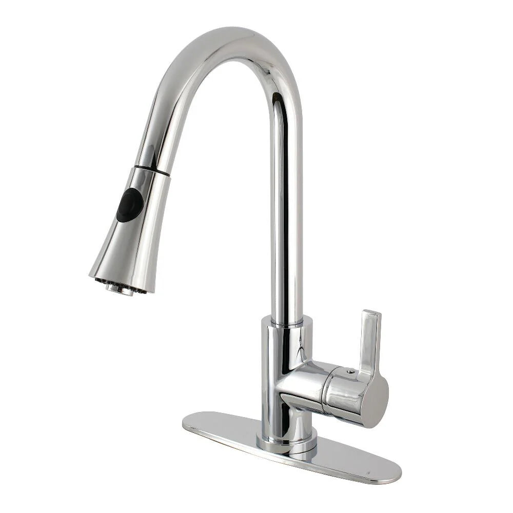 Polished Chrome Pull-Down Sprayer Kitchen Faucet U808299