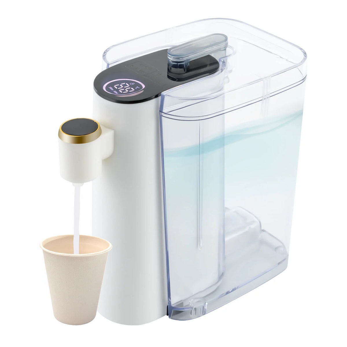 1200ml Portable Instant Hot Water Dispenser with LCD Touch Panel R764