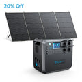 Portable Power Station 2048Wh Solar Generator 2200W AC Output I6734