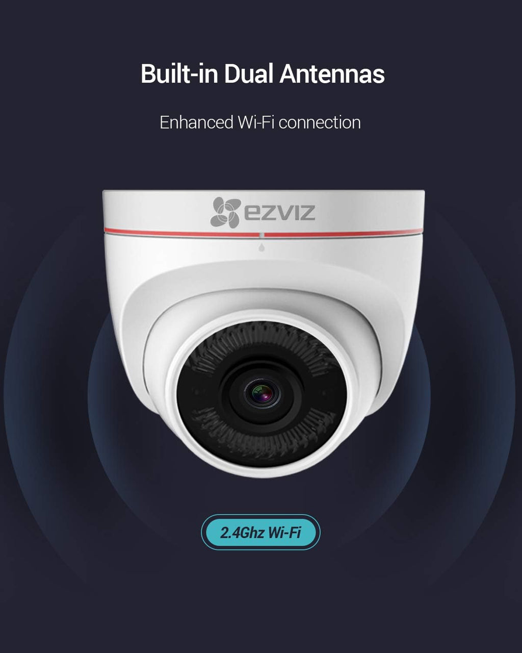 1080P WiFi Security Camera with Night Vision M74449