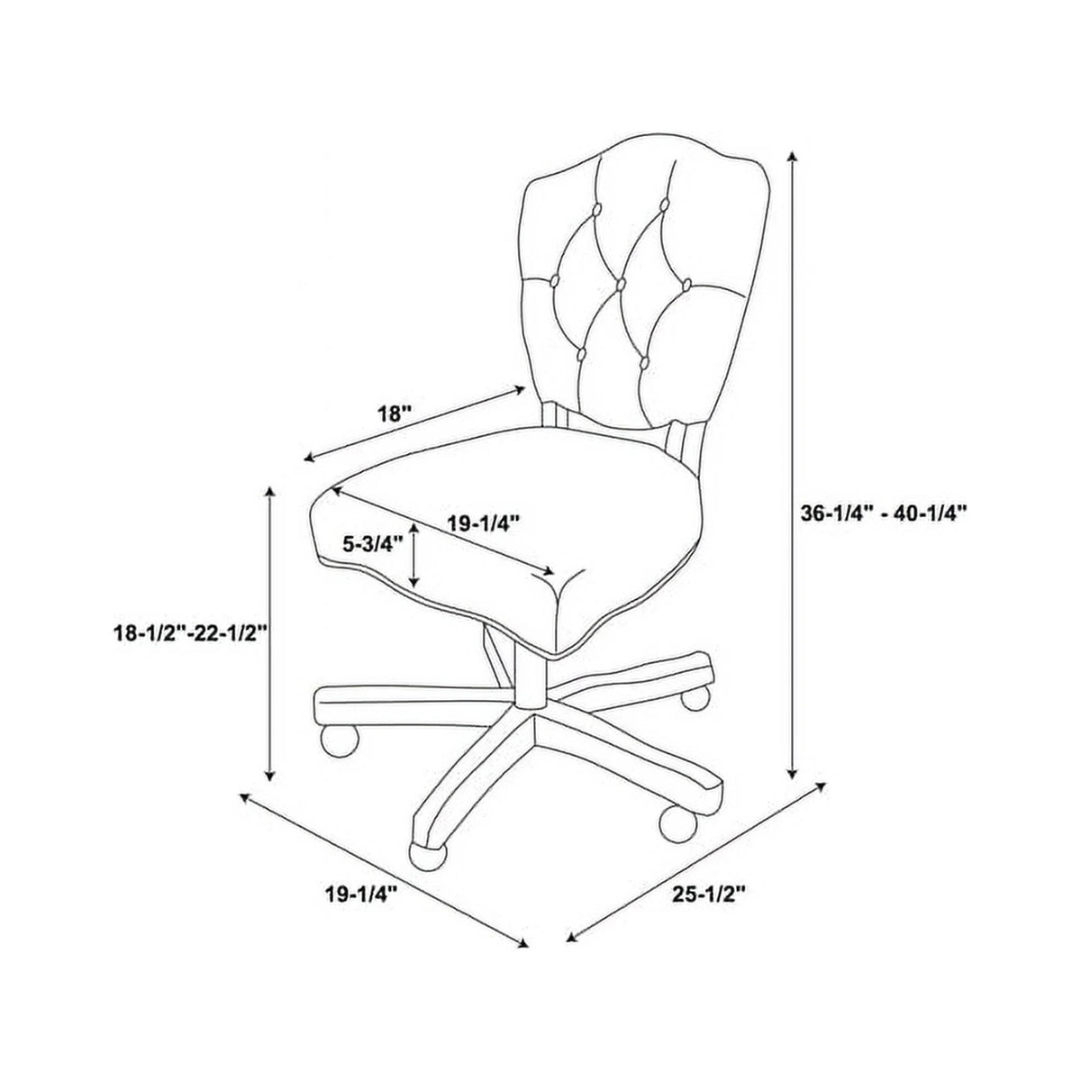 Beige Wood Upholstered Swivel Office Chair X4535