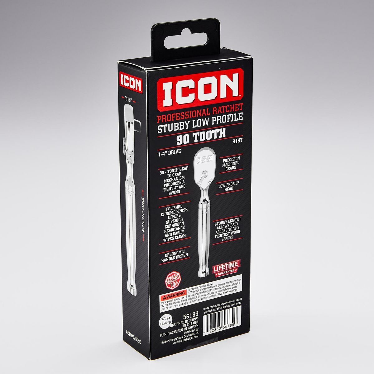 1/4 in. Drive Stubby Low-Profile Ratchet U221