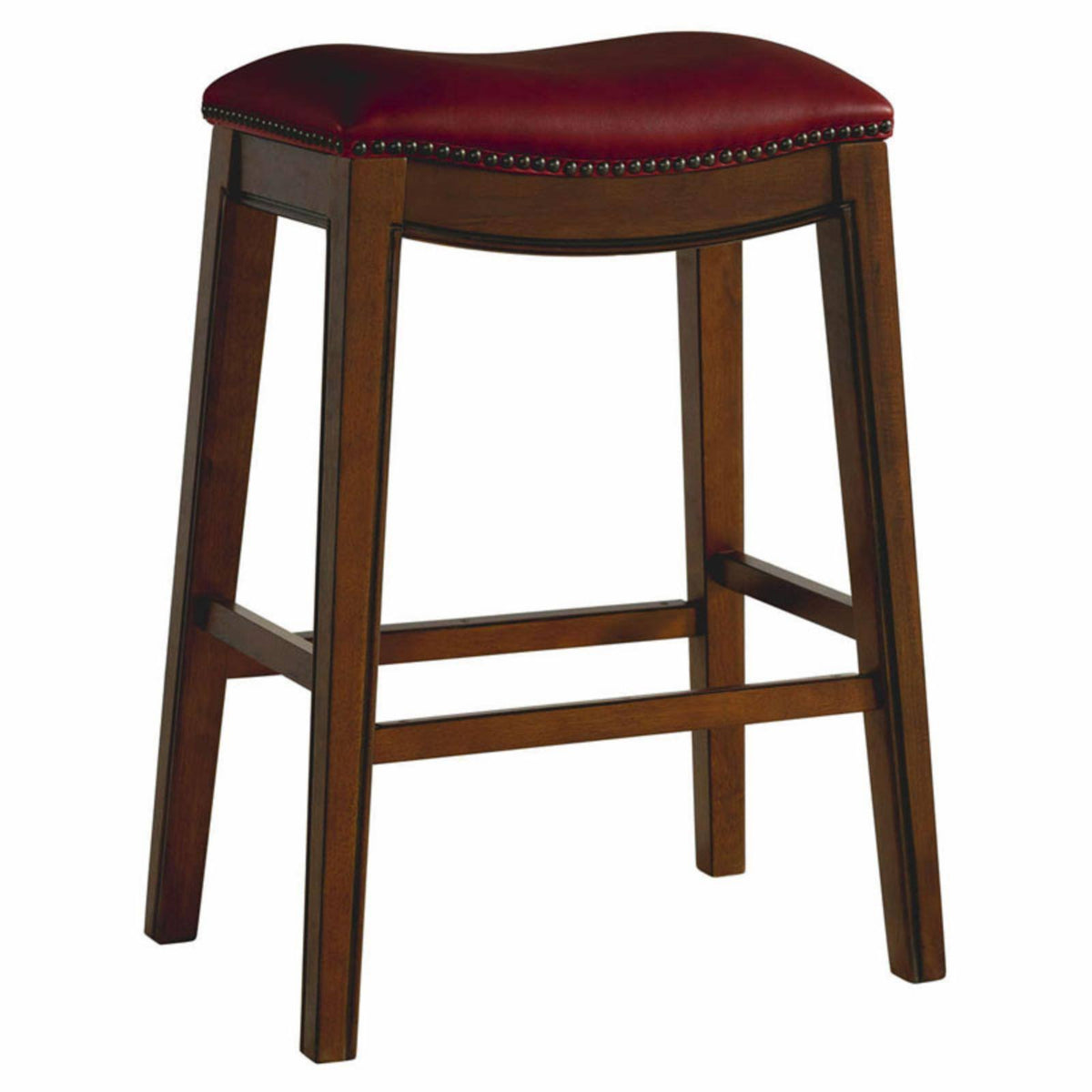 Red Backless Bar Stool B351638