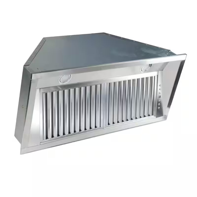 28 in. 700 CFM Ducted Range Hood Insert with Remote Blower in Stainless Steel R62945