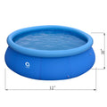 12 Ft x 30 Inflatable Swimming Pool V530