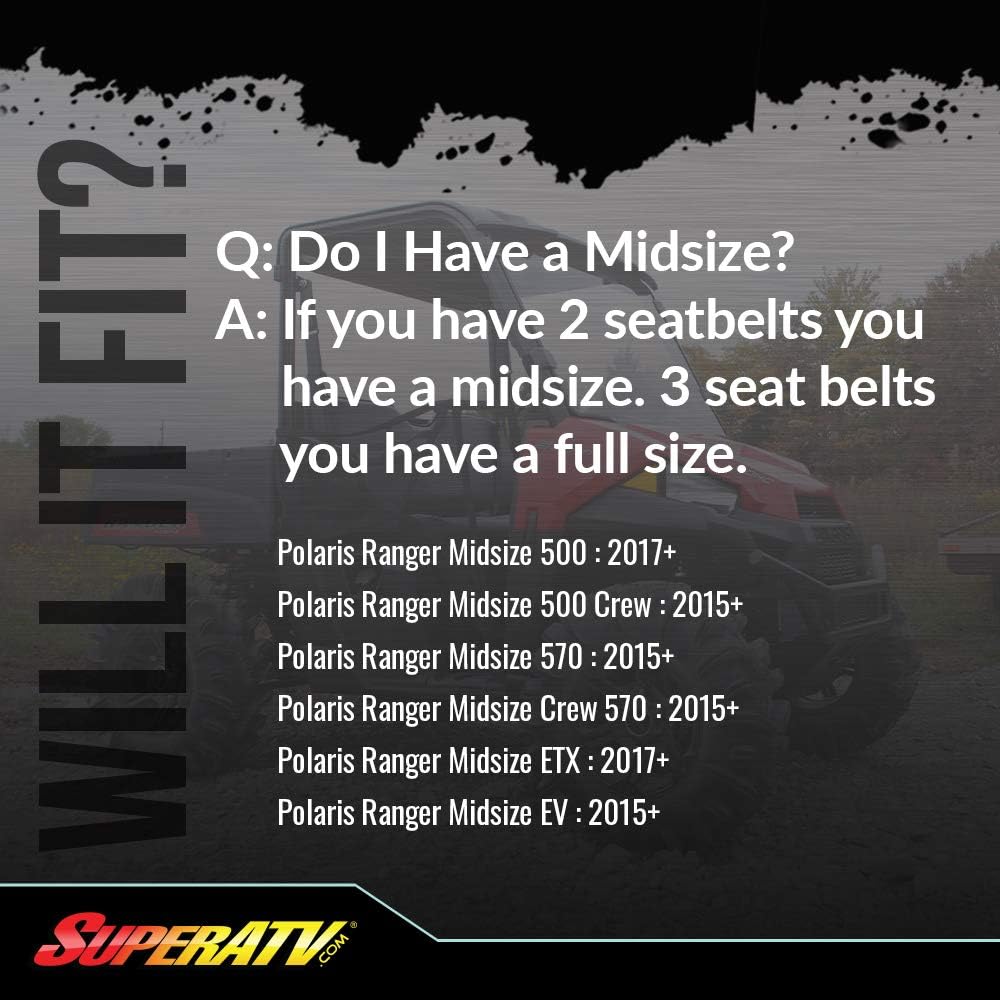 1/4 Thick Clear Polycarbonate Rear Windshield M497272